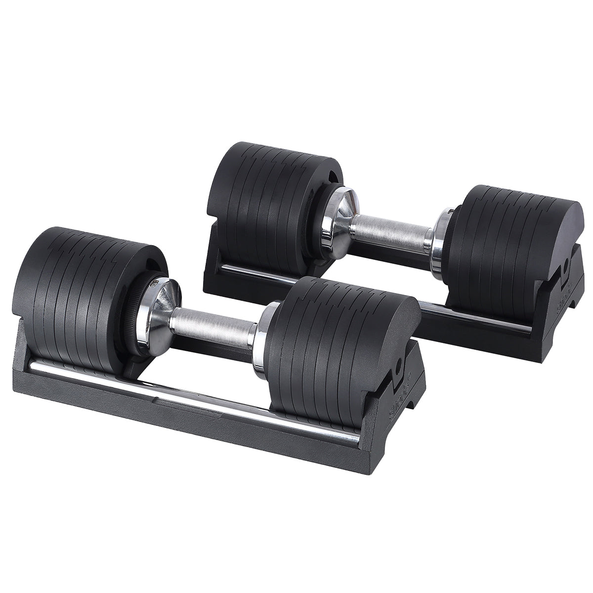 Snode 40KG Drop-proof Cast Iron Adjustable Dumbbells(One Pair)