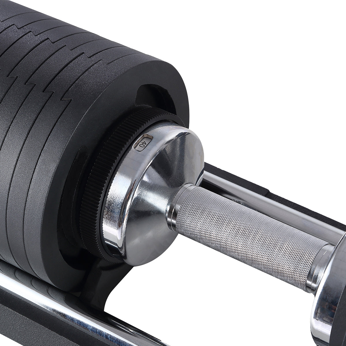 Snode 40KG Drop-proof Cast Iron Adjustable Dumbbells(One Pair)