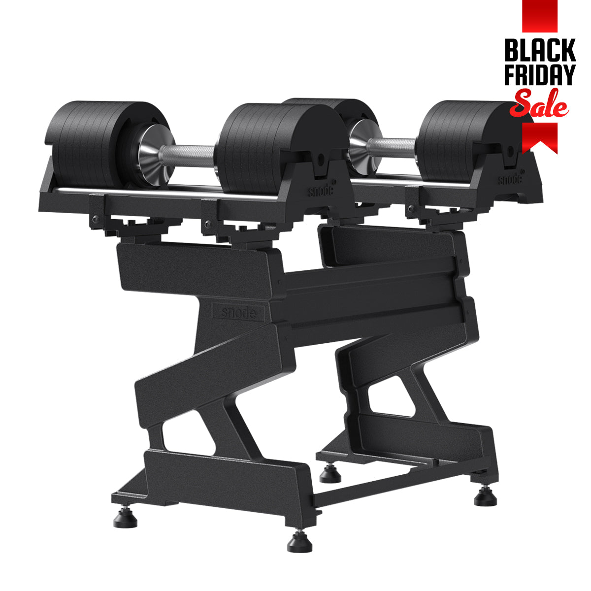 Snode 40KG Drop-proof Cast Iron Adjustable Dumbbells(One Pair)