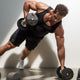Strength training using Snode AD85 adjustable dumbbell.