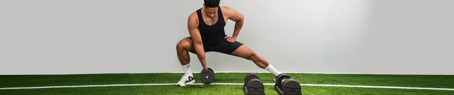 Adjustable Dumbbell Lunges Workout