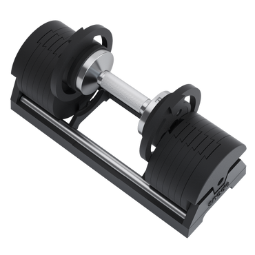 SNODE 6-40kg adjustable dumbbell with durable cast iron plates for full-body home workouts