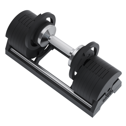 SNODE 40KG Haltère ajustable AD85 (Paire) avec support