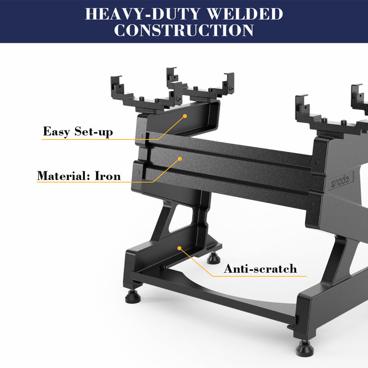 Black heavy-duty cost iron stand