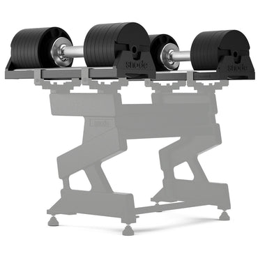 SNODE 6-40kg adjustable dumbbells with stand, drop-proof and quick adjustment