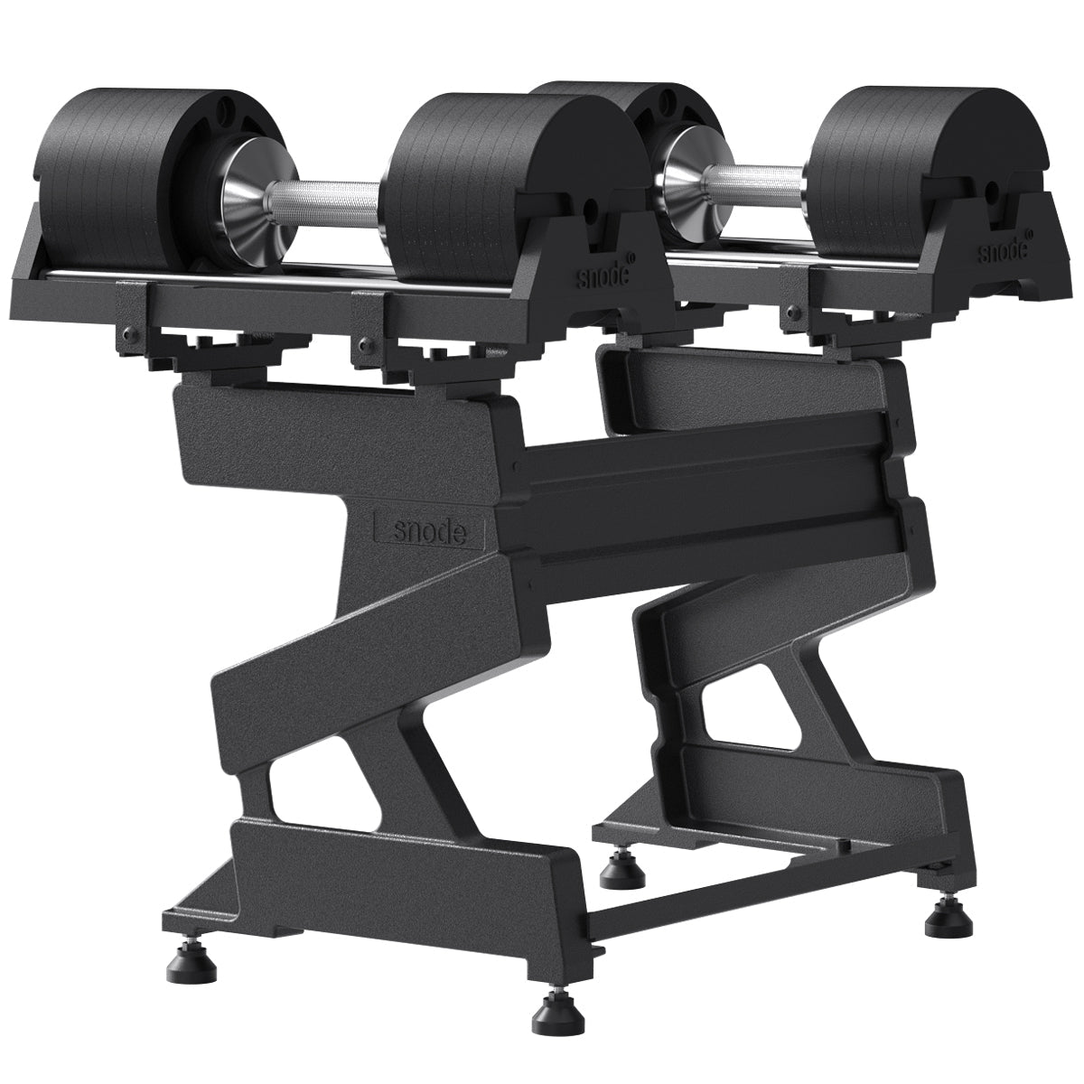 Snode 40kg adjustable dumbbell with stand, cast iron, sturdy and durable.
