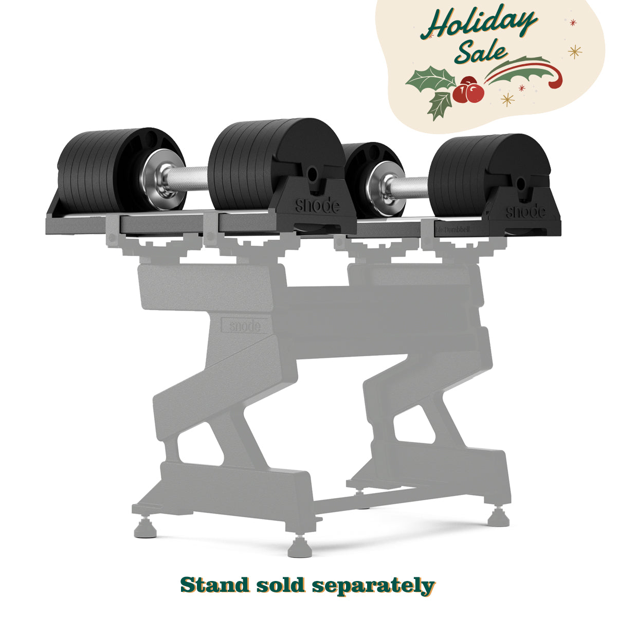 Juego de 2 mancuernas ajustables Snode de 40 kg, de hierro fundido, resistentes al impacto y con ajuste rápido (un par)