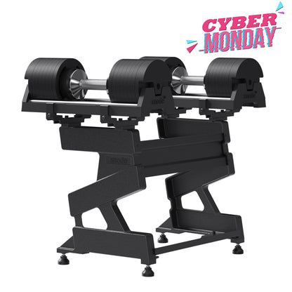 Snode 40KG Verstellbare Hanteln Set 2er Schlagfestigkeit Gusseisen Hanteln Schnellverstellung (Ein Paar)